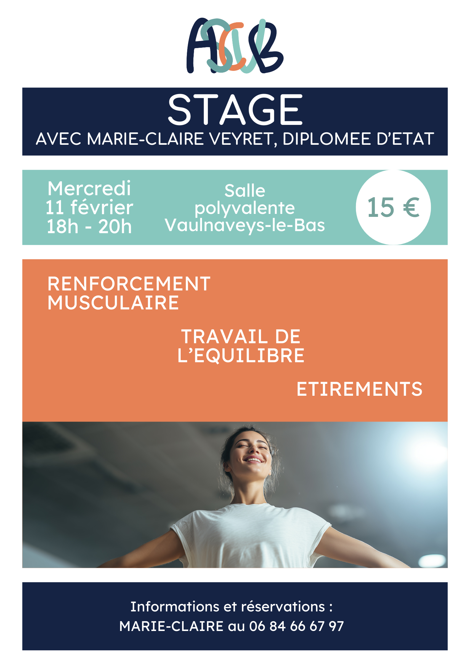 STAGE DE GYM <br />mercredi 11 f&eacute;vrier 2026