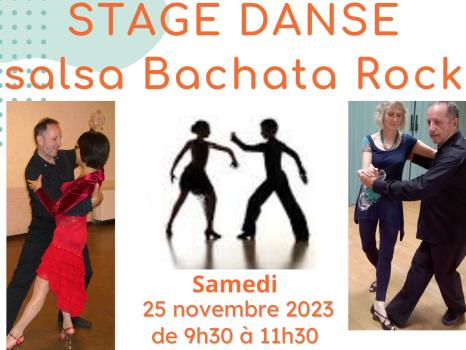 STAGE Danse  SAMEDI 25 NOVEMBRE 2023 DE 9H30 à 11h30